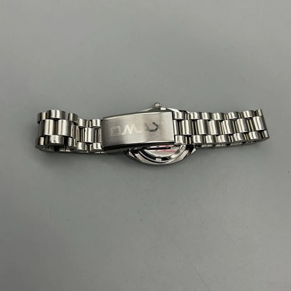 Omax Womens Watch 23mm Silver Tone Stainless WP3900 Crystals New Battery 7